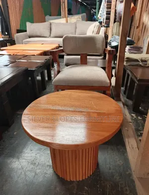 4 Seater Circle/Round Dining Table Set