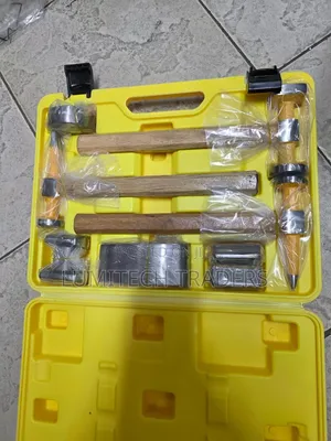 7-Piece Panel Beating Hammer and Dolly Set