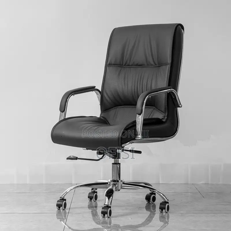 Office Chair; Black Executive Office Seat