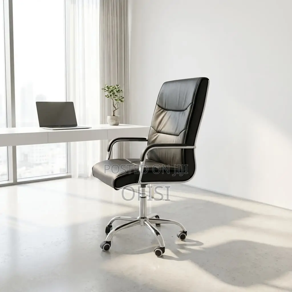Office Chair; Black Executive Office Seat