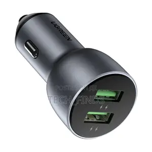 UGREEN 2-Port Fast Car Charger -CD213