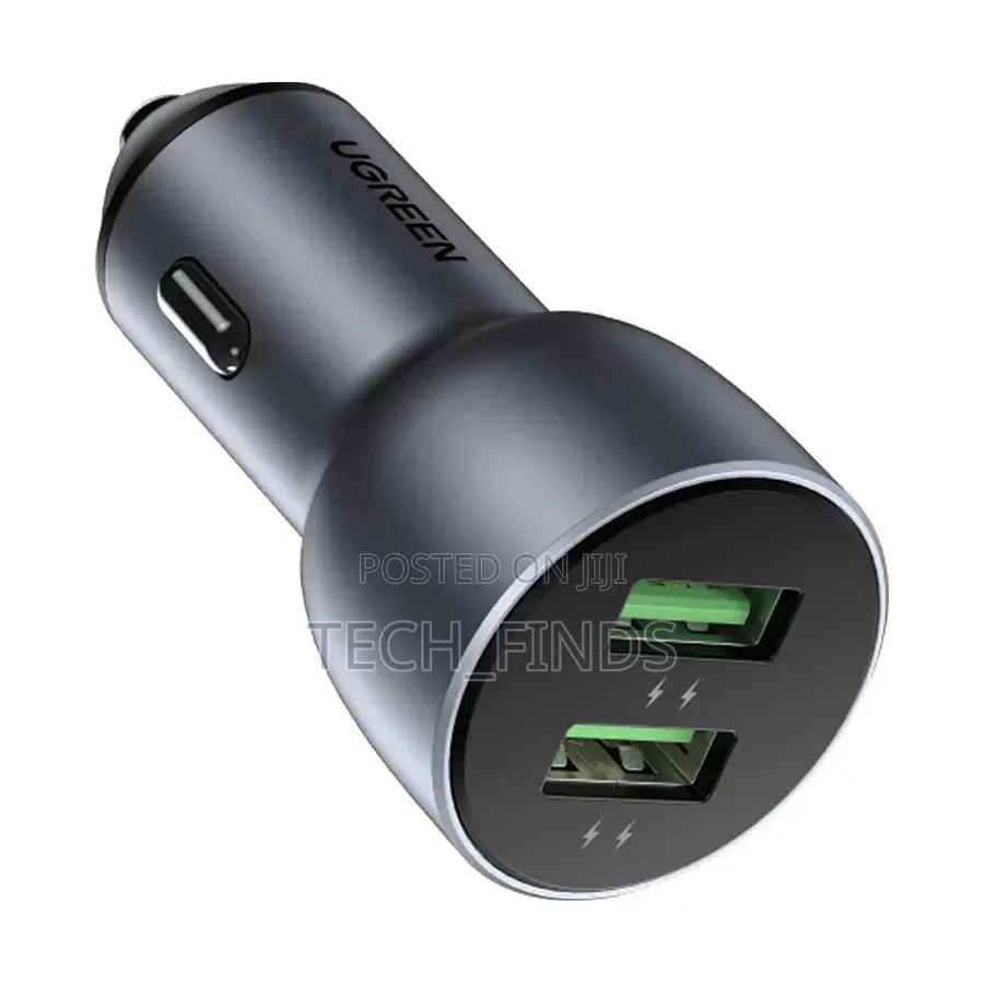 UGREEN 2-Port Fast Car Charger -CD213