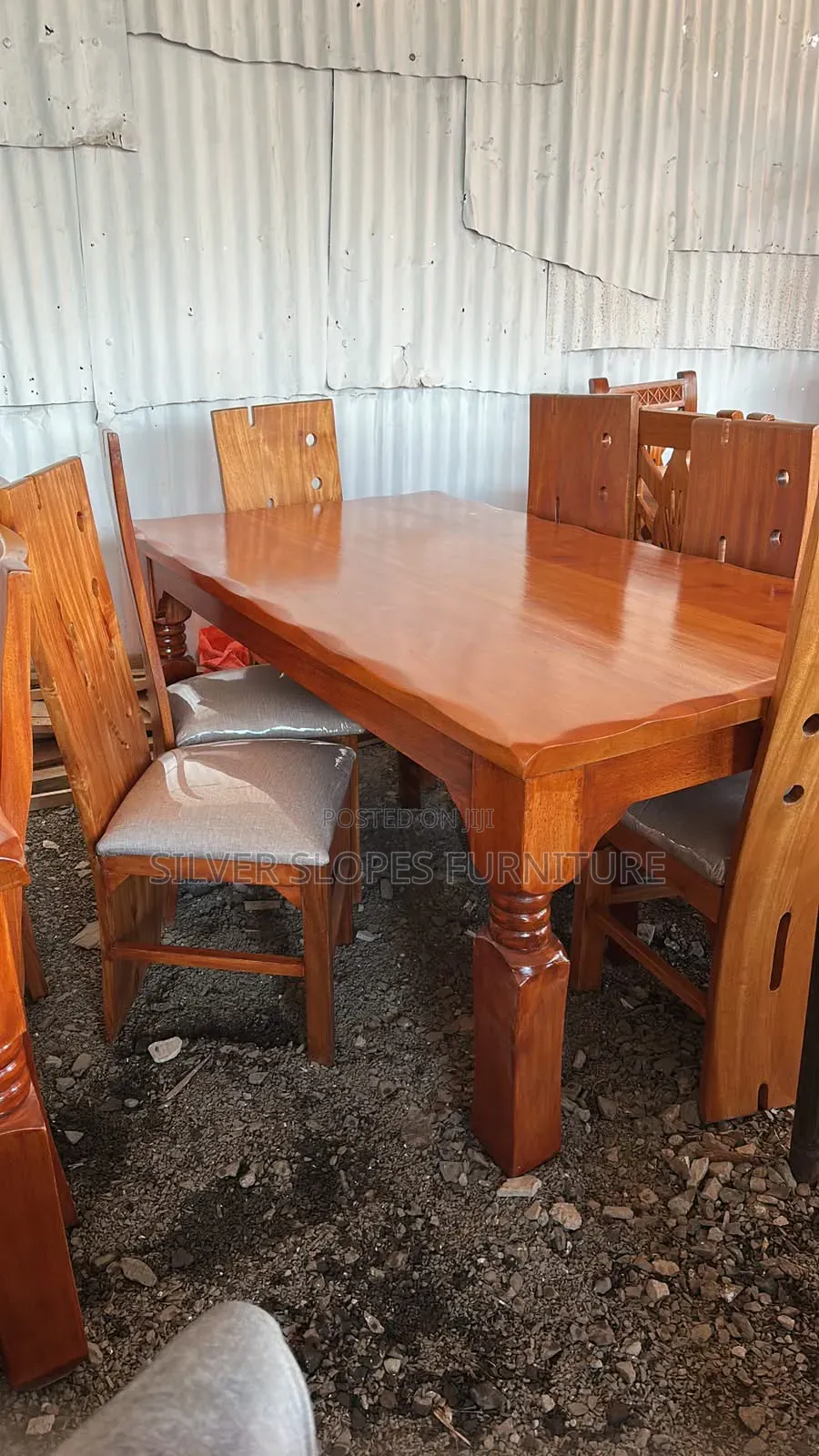 5- Hardwood (Mahogany) Dinning Table.