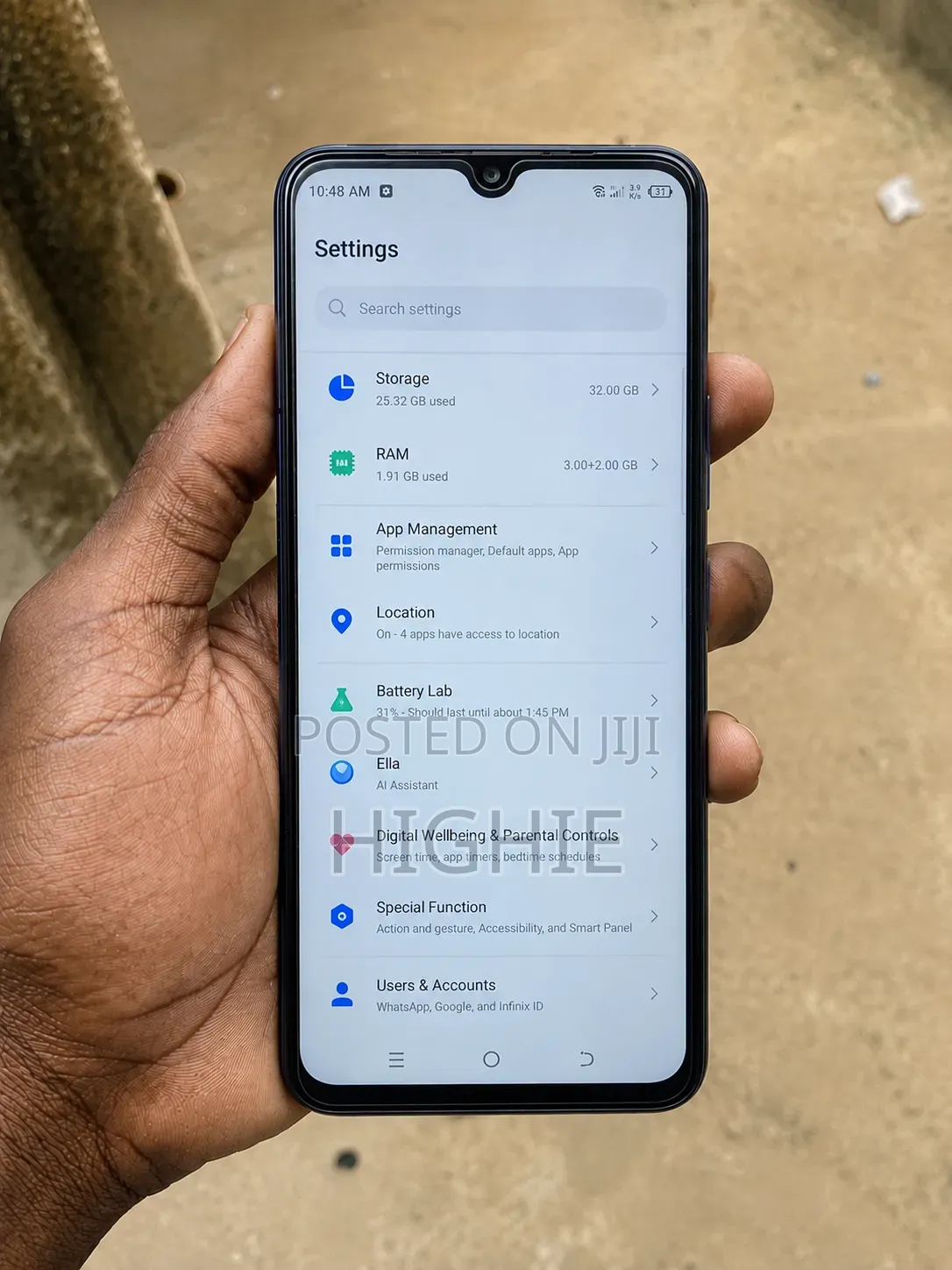 Infinix Smart 6 32 GB Black