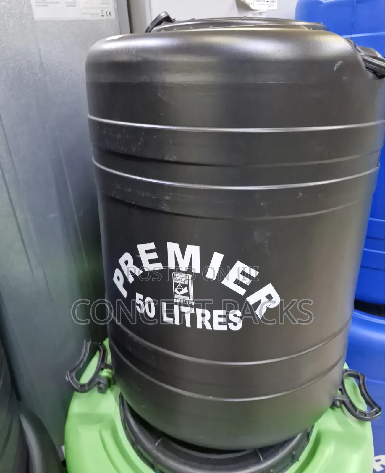 50 Litres Premier Black Storage Tank
