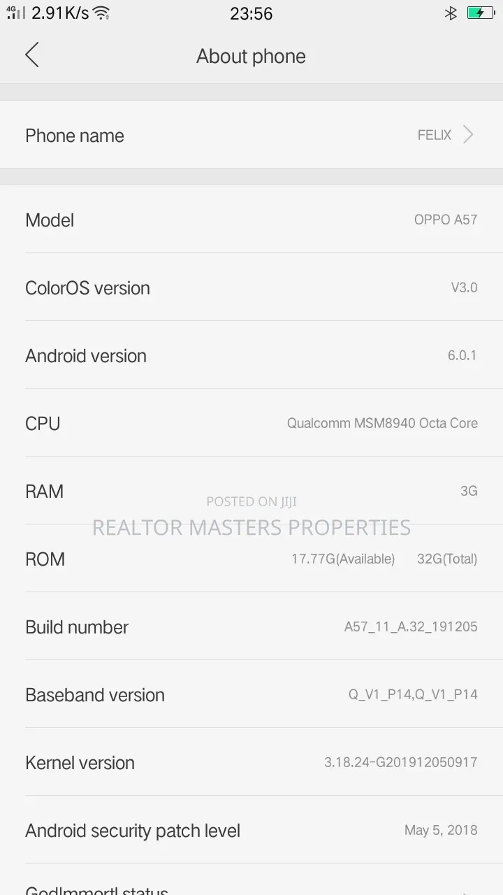 Oppo A57 32 GB Green