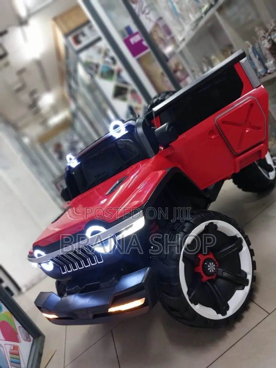 Kids Jeep 1166 Electric Ride-on Battery CAR Ride on Jumbo Jeep(Red)