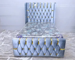 4 by 6 Light Blue Bed