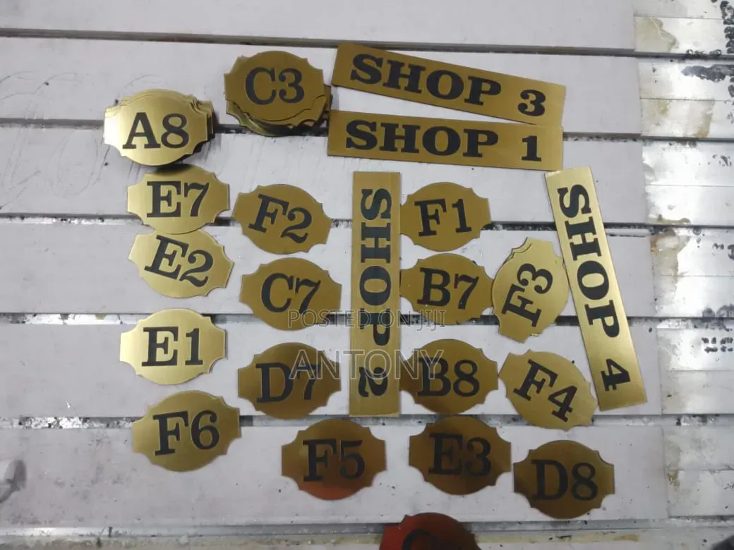 Engraving Signs; And 3D and 2D signs.best Quality and Affordable