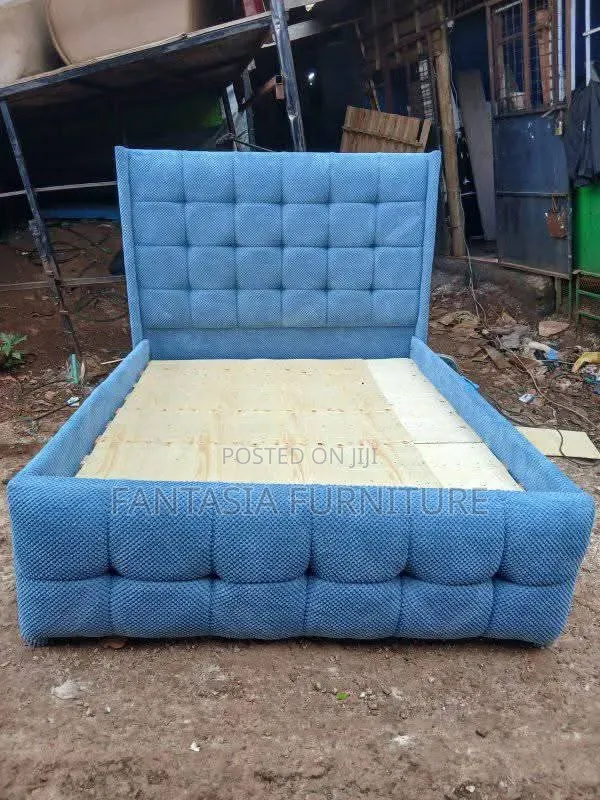 5 by 6 Blue Bed.