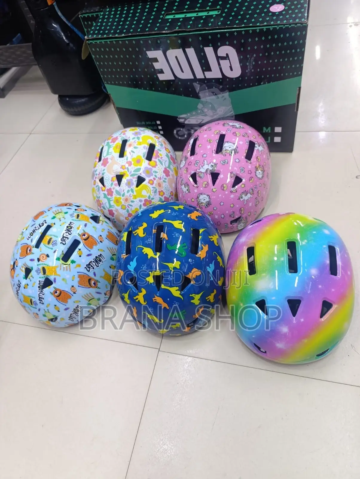 GLIDE Premium Multi-Sport Kids Round Safety Helmets