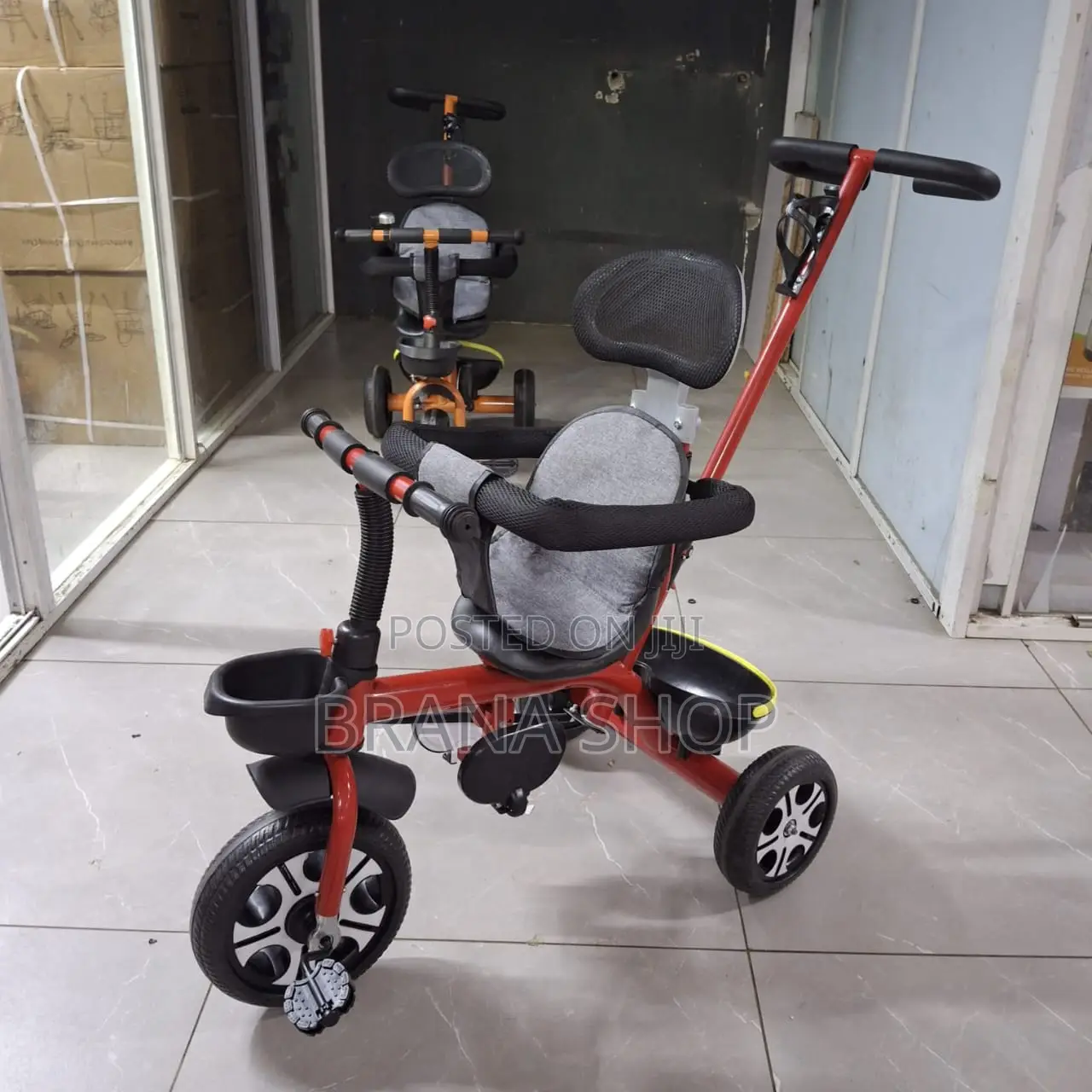 3-in-1 Multifunctional Kids Push Tricycle Stroller