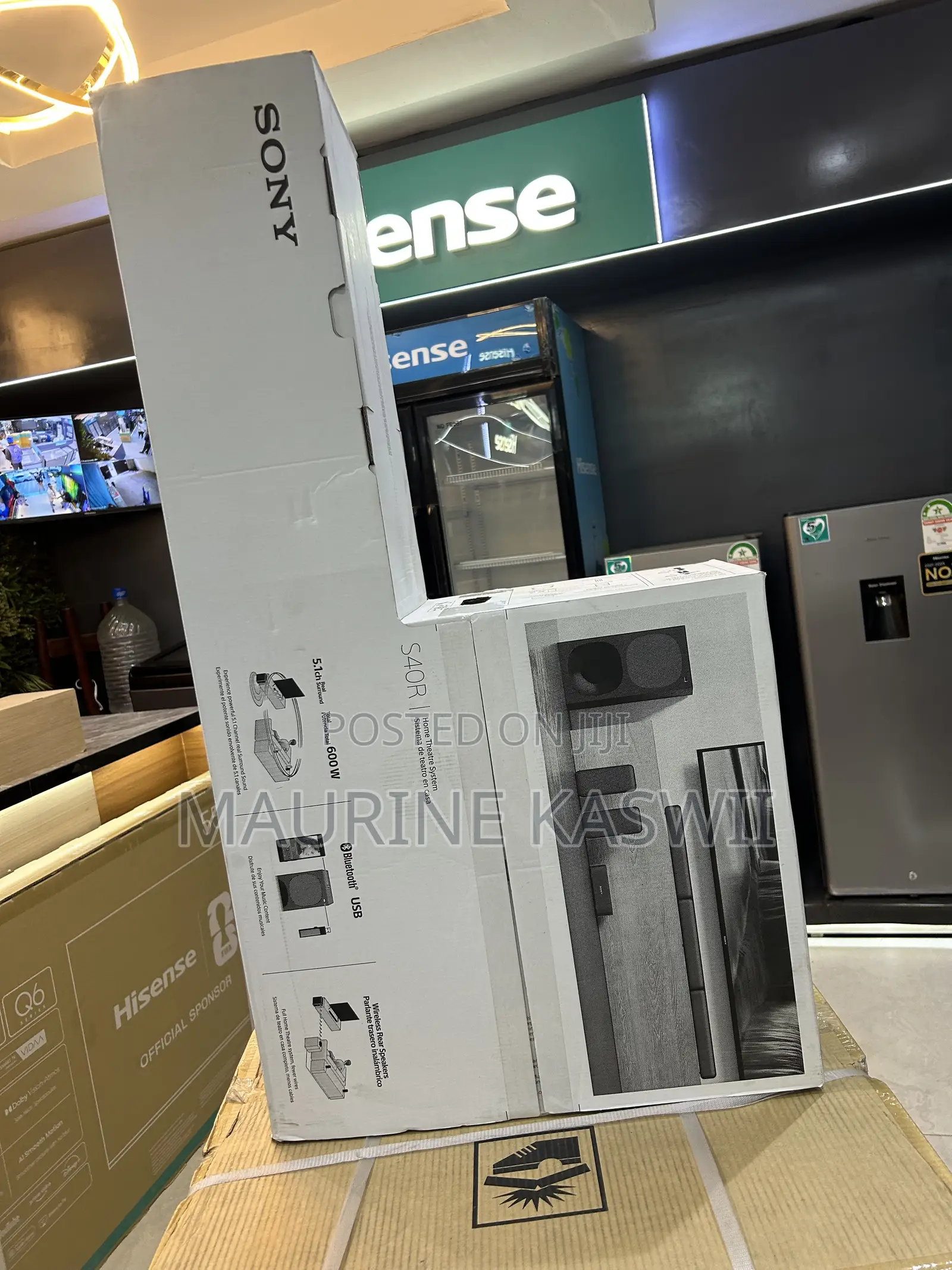 Sony Sound Bar System 600w -S40r ,5.1 Ch