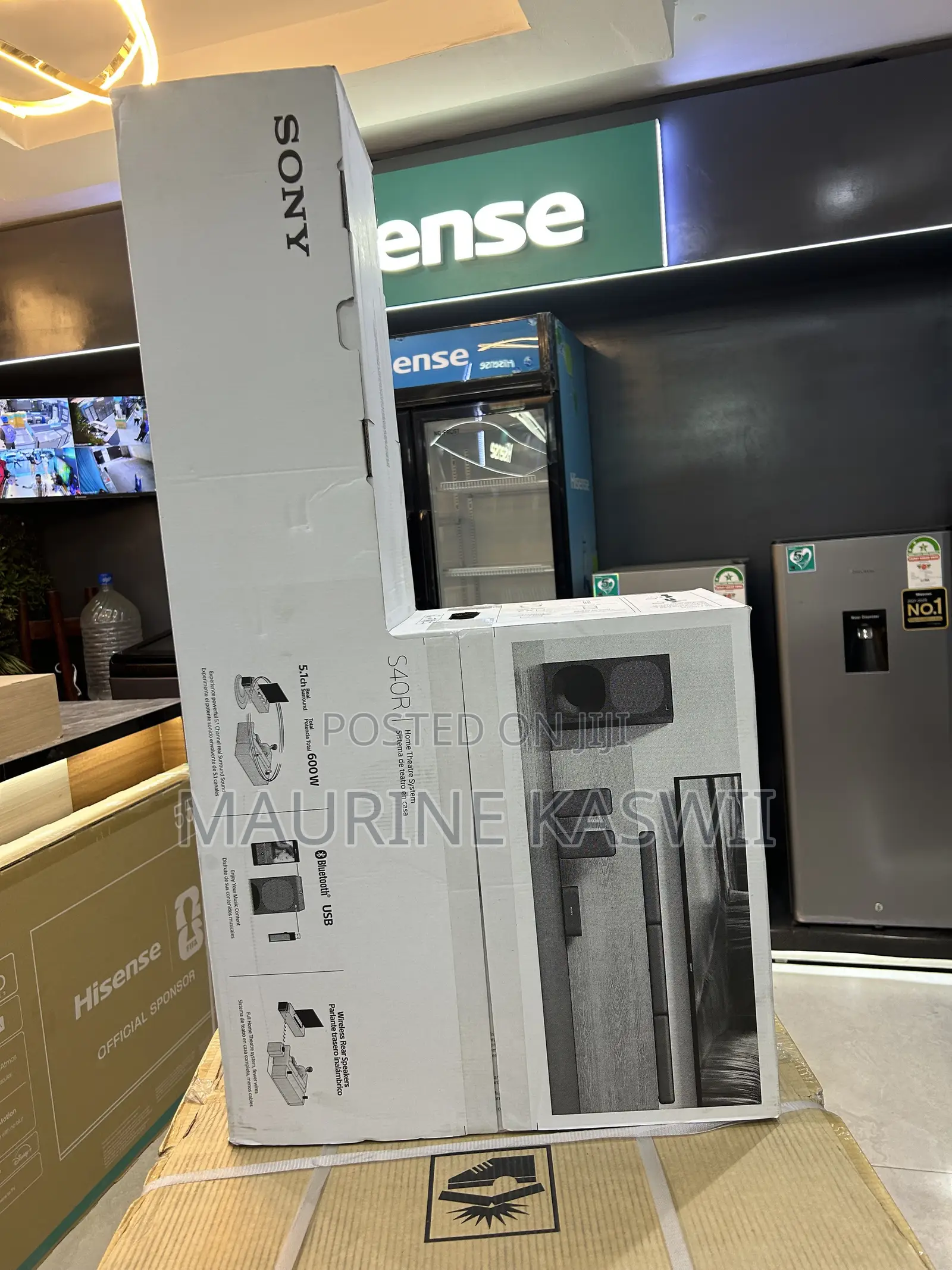 Sony Sound Bar System 600w -S40r ,5.1 Ch