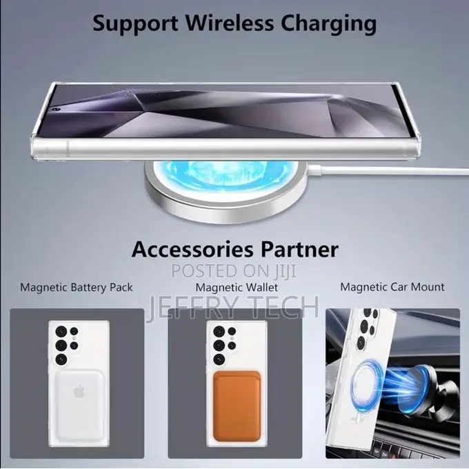 Samsung S26 Ultra , S25 Ultra , S24 Ultra , S23 Ultra Clear Case Magsa