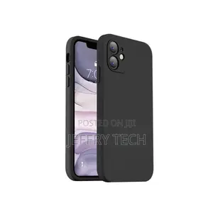 iPhone 11 Silicone Phone Case & Pouch With Camera Protection - Scratc