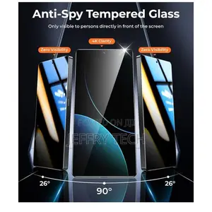 Samsung Galaxy S25 Ultra Privacy Screen Guard & Protector, Enhanced Te