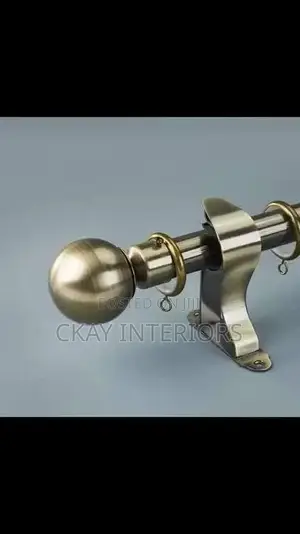 Strong, Sleek and Stylish Bronze and Antique Curtain Rods