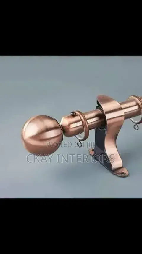 Strong, Sleek and Stylish Bronze and Antique Curtain Rods
