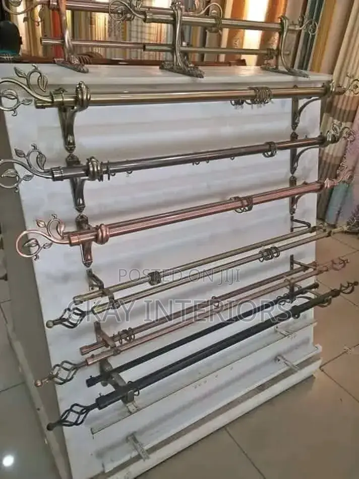 Make Your Interiors Shine With Polished Hardware Curtain Rods