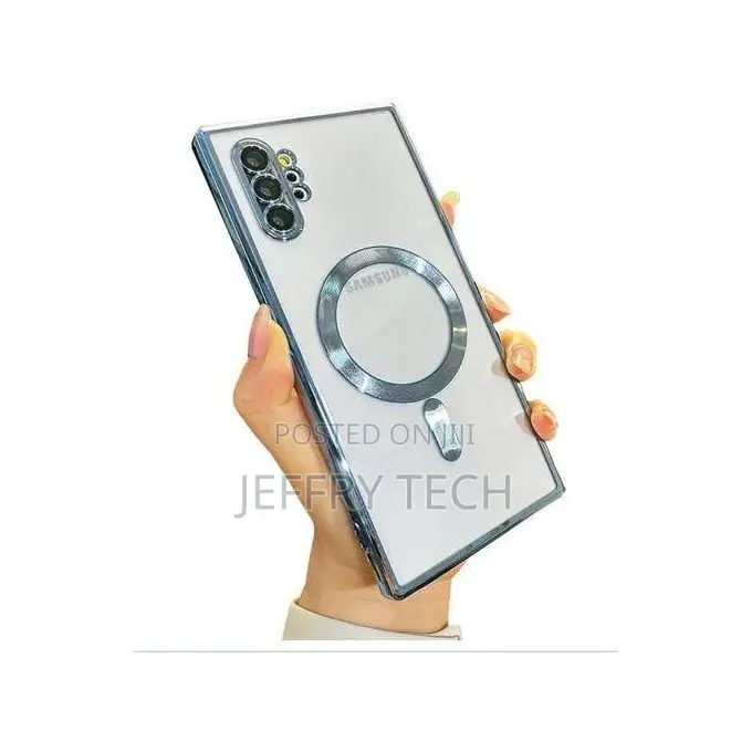 Samsung Galaxy Note 10 Plus Transparent Magsafe Cover With Electroplat