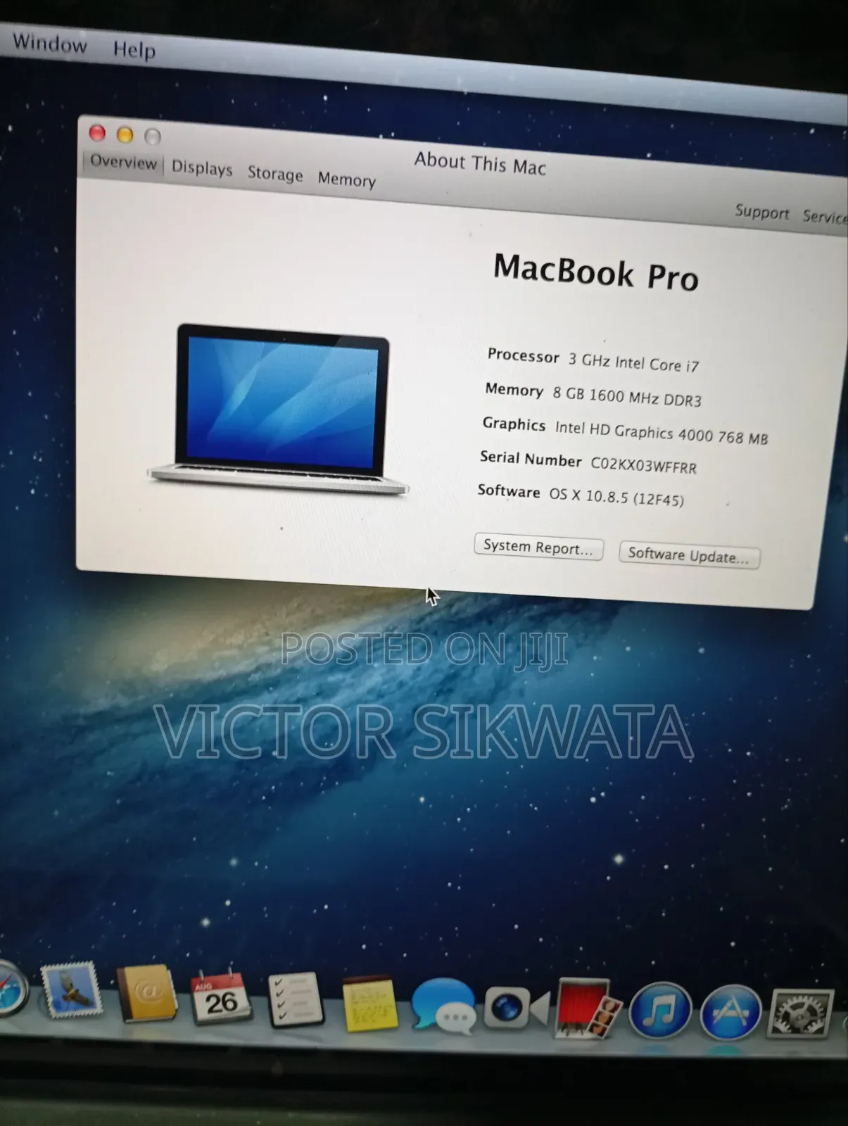 Laptop Apple MacBook 2013 8GB Intel Core i7 SSHD (Hybrid) 512GB