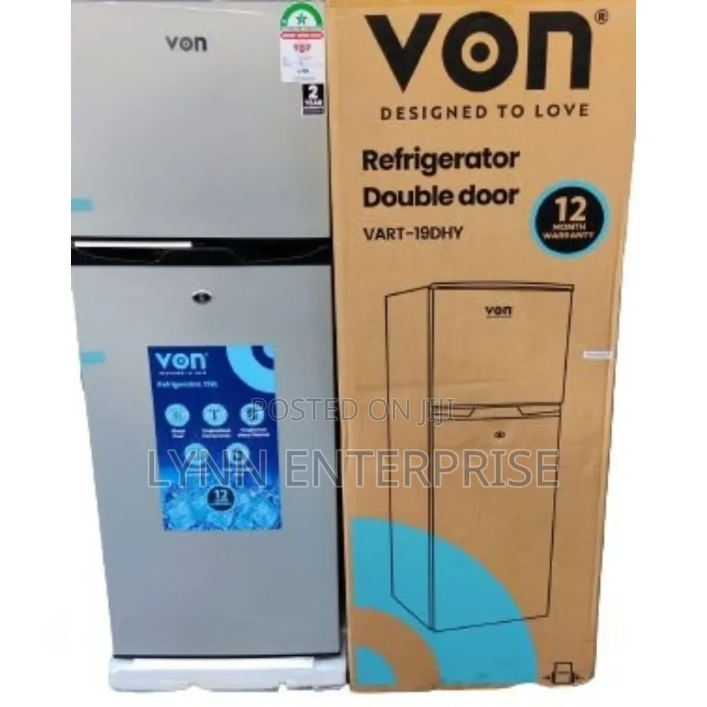 Von  CAPACITY 136 LITRES Double Door Refrigerator