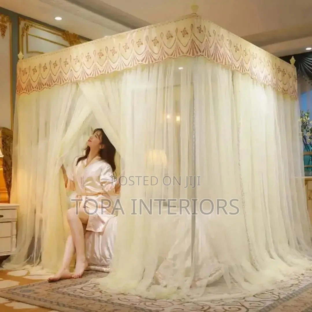 Classic Four Stands Mosquito Bed Net