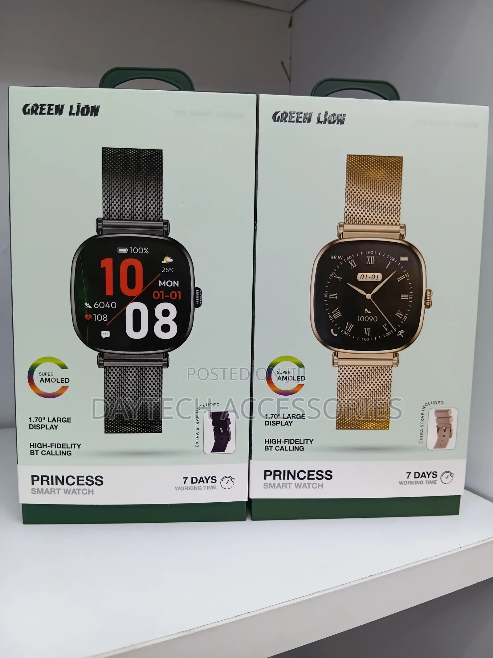 Green Lion Princess Ladies Smart Watch.