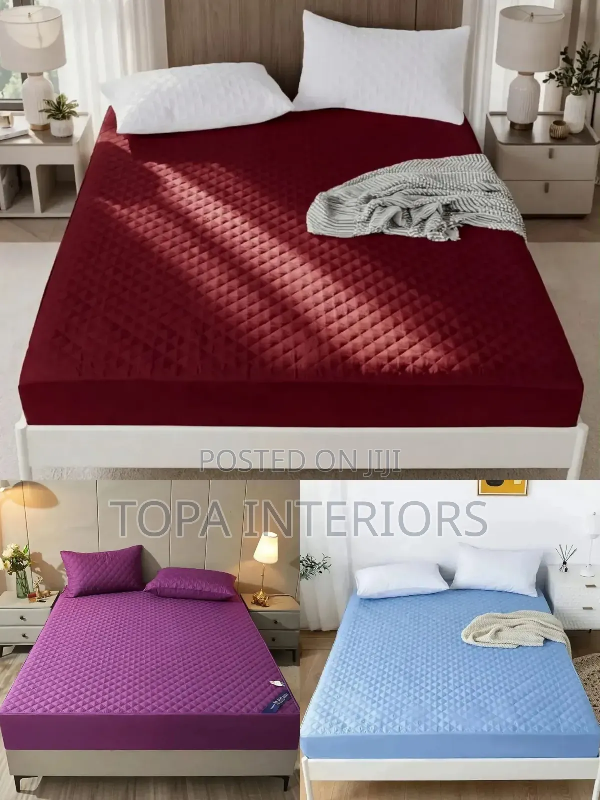 Quilted Waterproof Mattress Protectors for School Beds