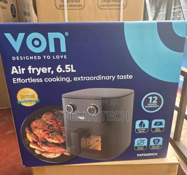 6.5 Litres Von Airfryer