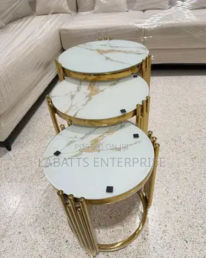 3-in-1 Executive Pure Marble Table