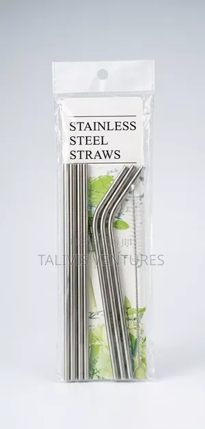 7pc Stainless Steel Straws