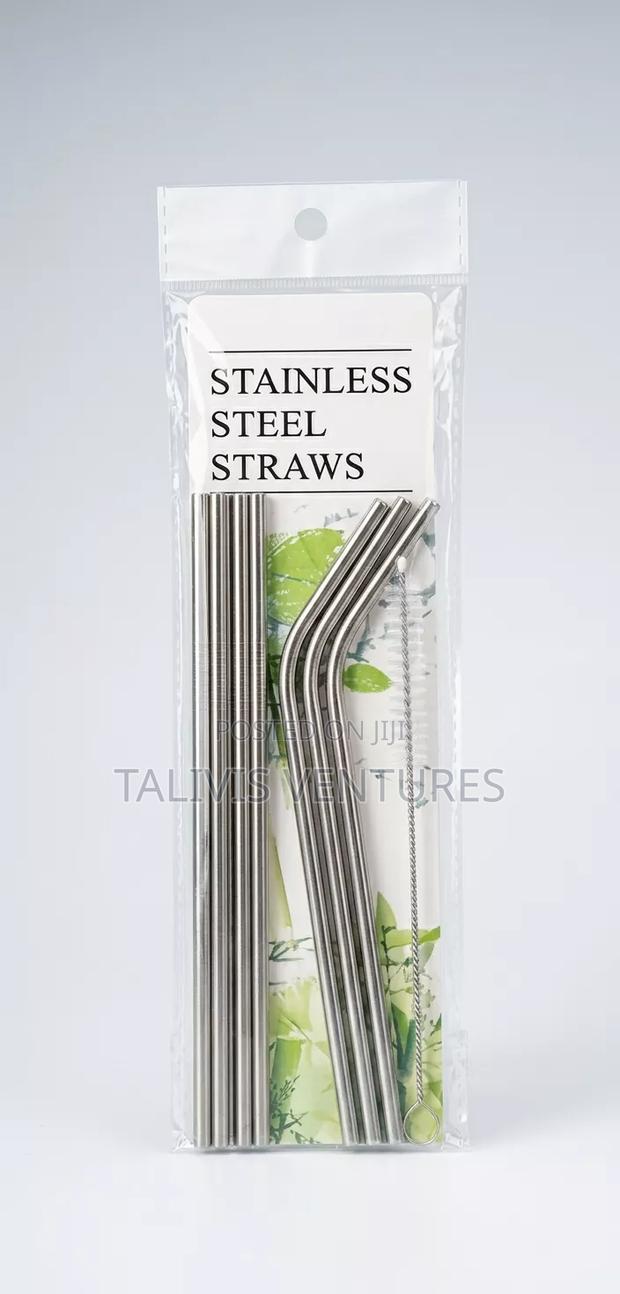 7pc Stainless Steel Straws