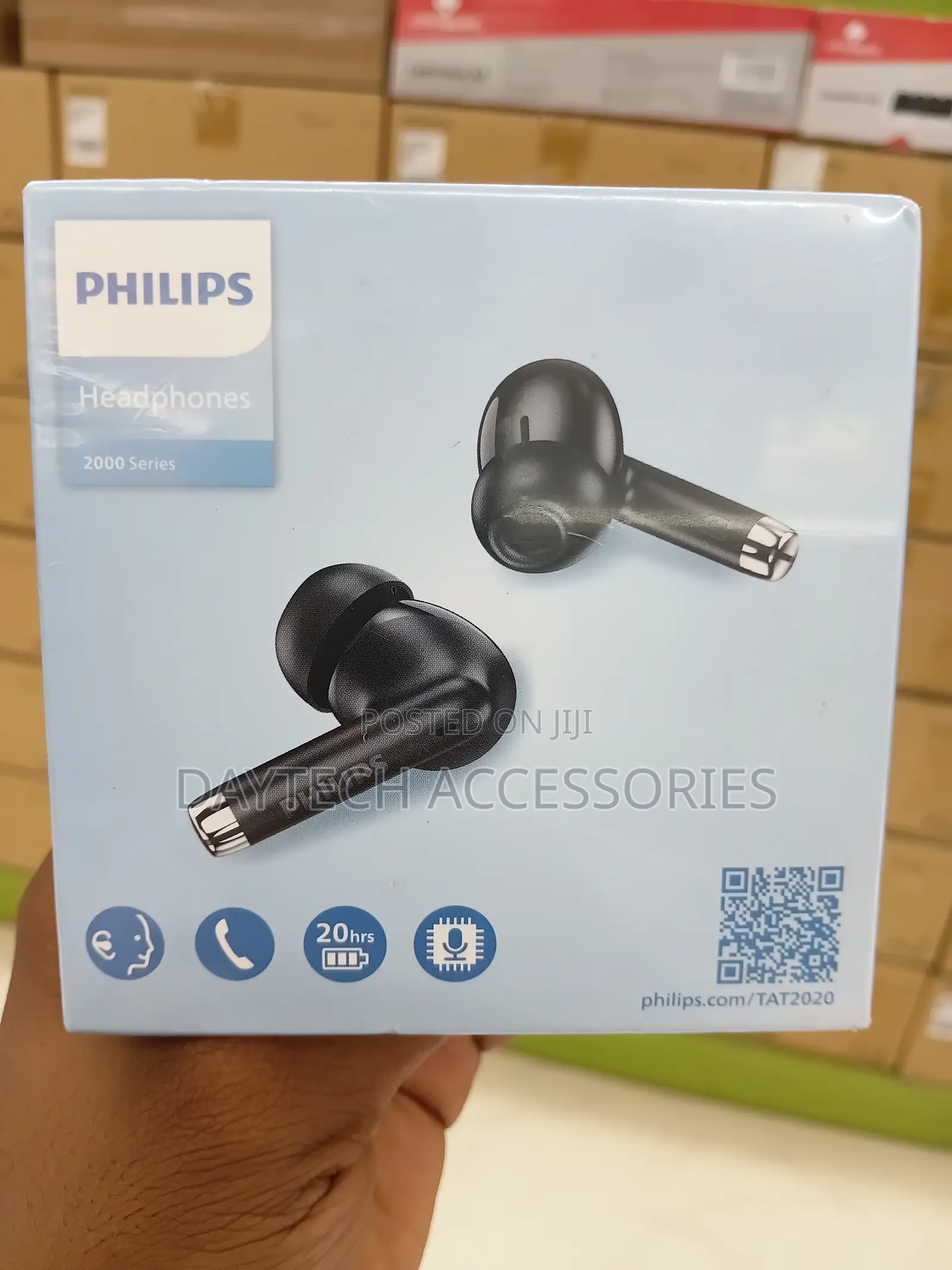 Philips TAT2020 True Wireless Bluetooth 5.4 Earbuds 20H Total Playtime