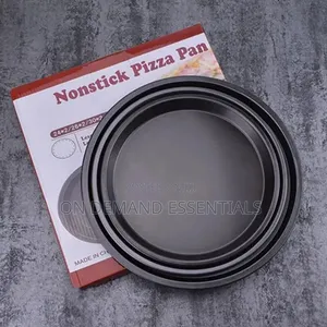 3pcs Pizza Pans Set Carbon Steel  Non Stick Material