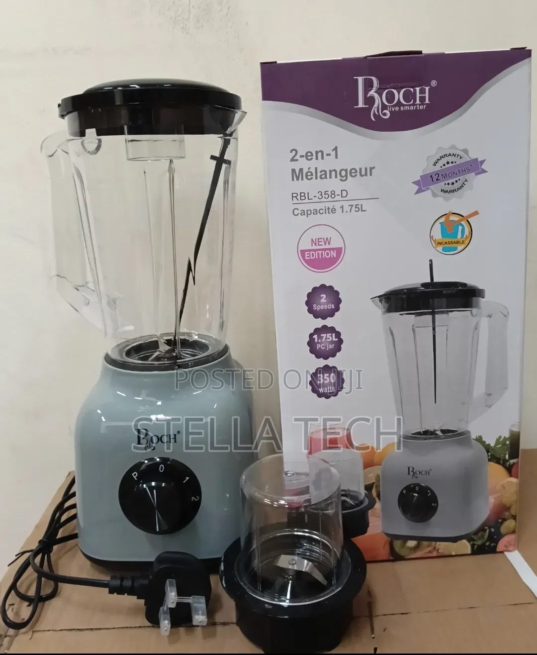 Roch 2 in 1 Blender-Grinder