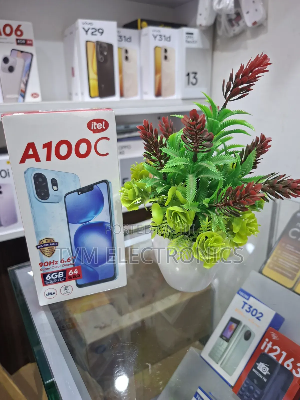 New Itel A100C 64 GB Black