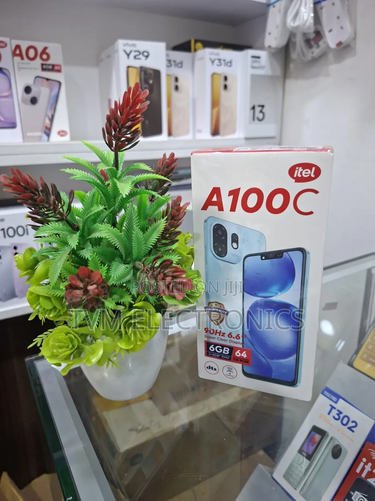 New Itel A100C 64 GB Black