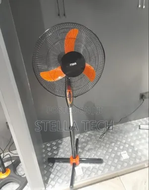 16 Inches Orange & Black Mika  Standing Fan