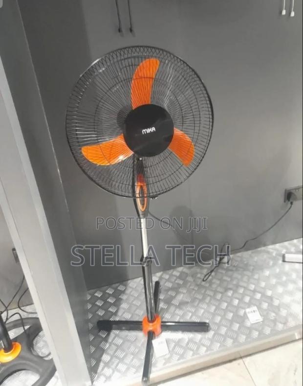 16 Inches Orange & Black Mika  Standing Fan