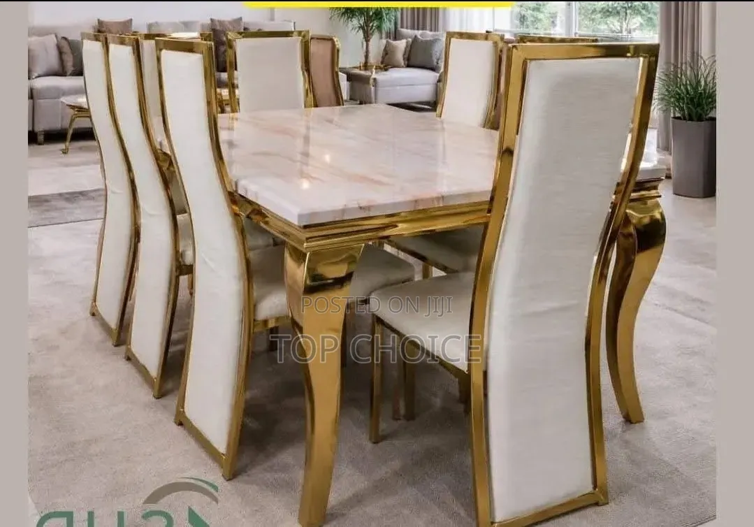 Marble Dining Table 6 - Seater