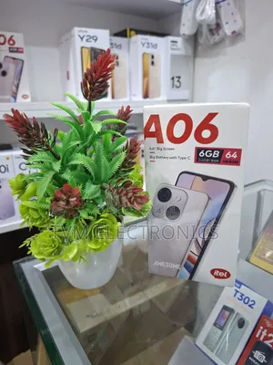 New Itel A06 64 GB Black