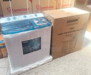 🔥vision 12kgs Twin Tub Washing Machine