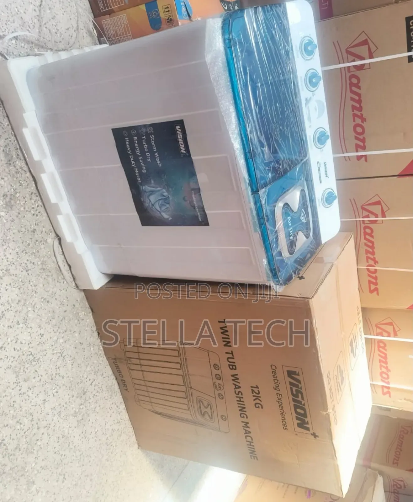 🔥vision 12kgs Twin Tub Washing Machine