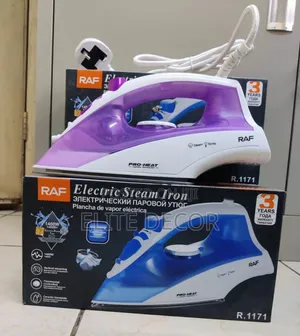 RAF Steam Iron 1400W – Ceramic Soleplate, Powerful & Fast Heating
