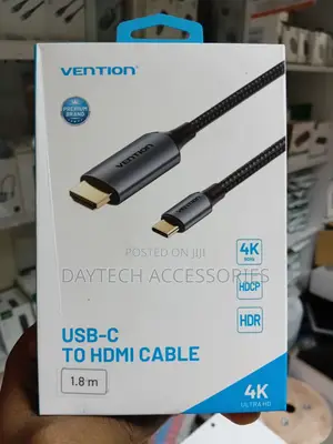 Vention Cotton Braided USB-C to HDMI Cable (1.8m ,4K at 60Hz)