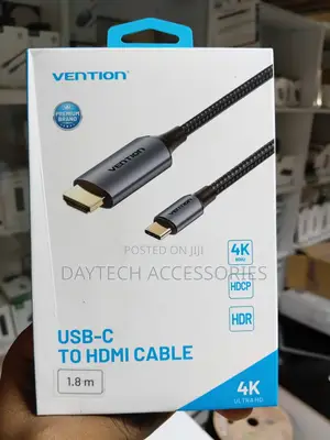 Vention Cotton Braided USB-C to HDMI Cable (1.8m ,4K at 60Hz)