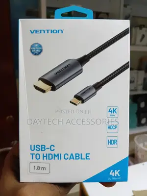 Vention Cotton Braided USB-C to HDMI Cable (1.8m ,4K at 60Hz)