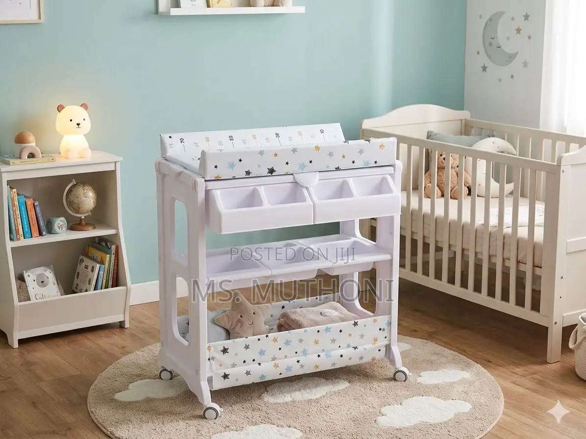 Multi-Functional Baby Changing and Bath Station:
